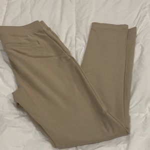 Girls size 10-12 khaki uniform leggings